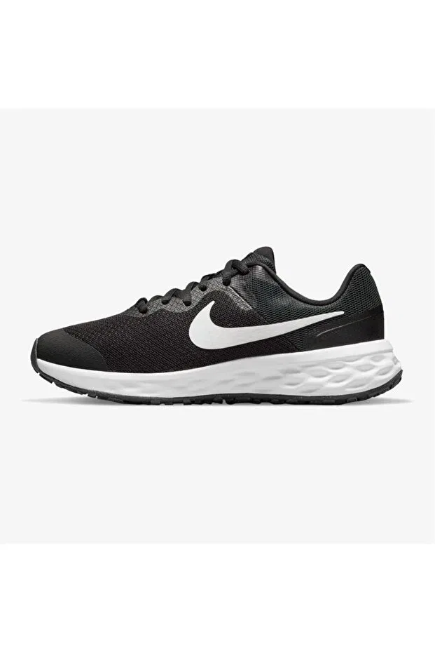 Детские кроссовки для девочек с принтом Revolution 6 nn (gs) Nike, Black