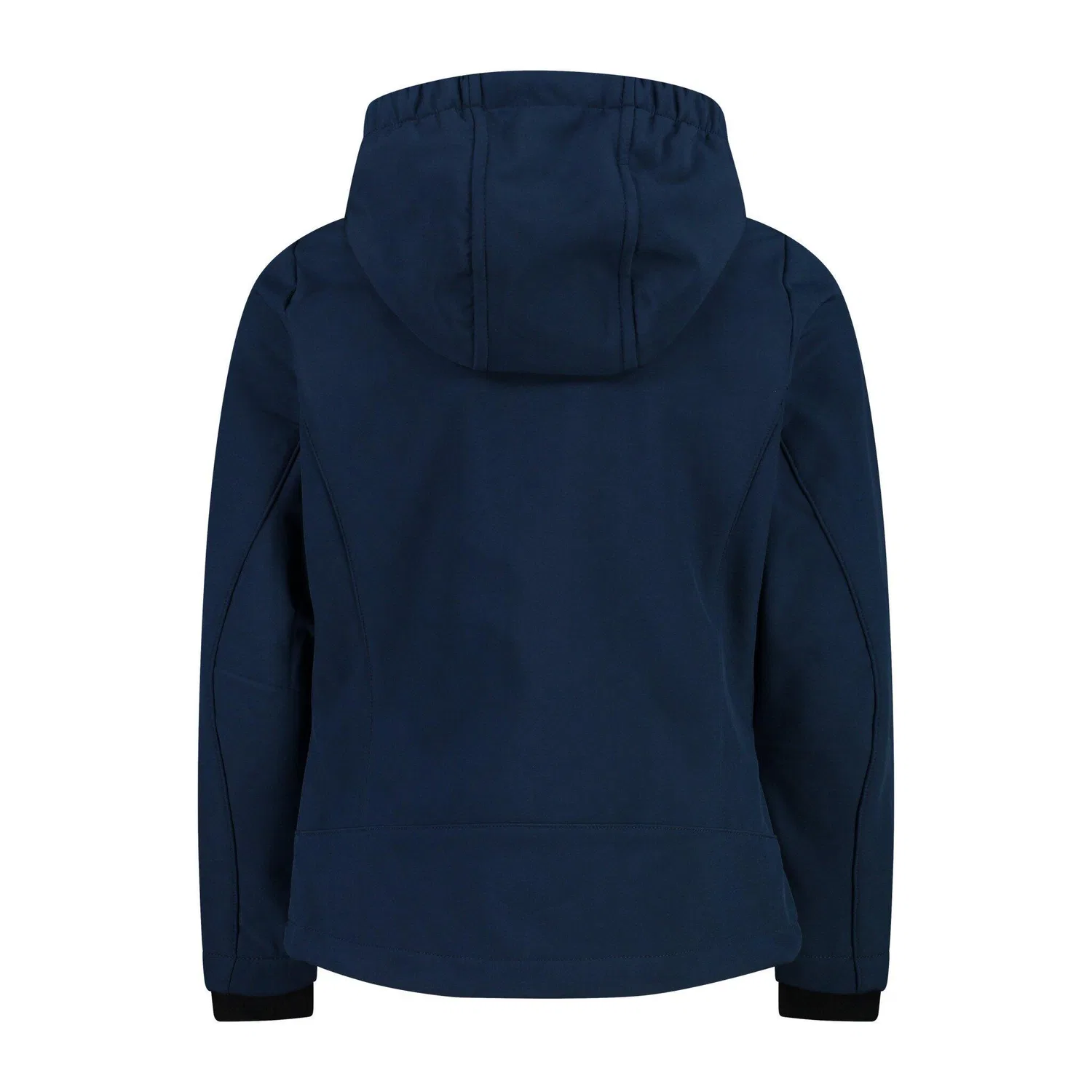 Детская софтшелл-куртка с капюшоном CMP Kid SoftShell Jacket, Hellblau / Konigsblau / Schwarz — фото 3