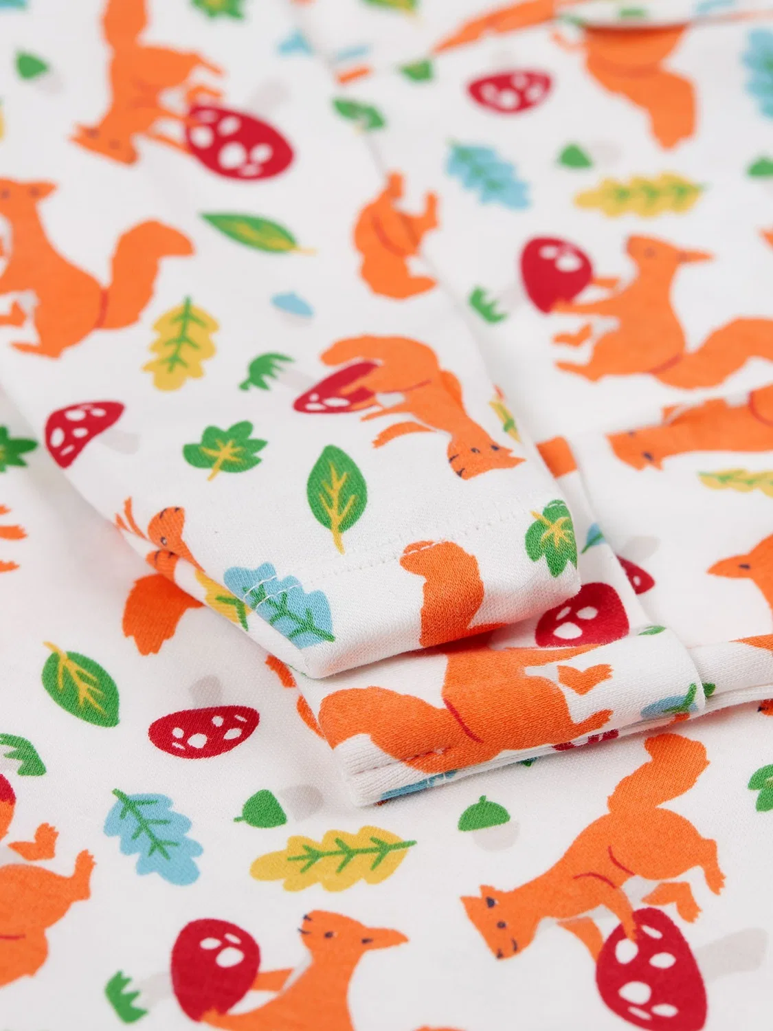 Комбинезон-слип с запахом, кимоно Frugi, белый — фото 2