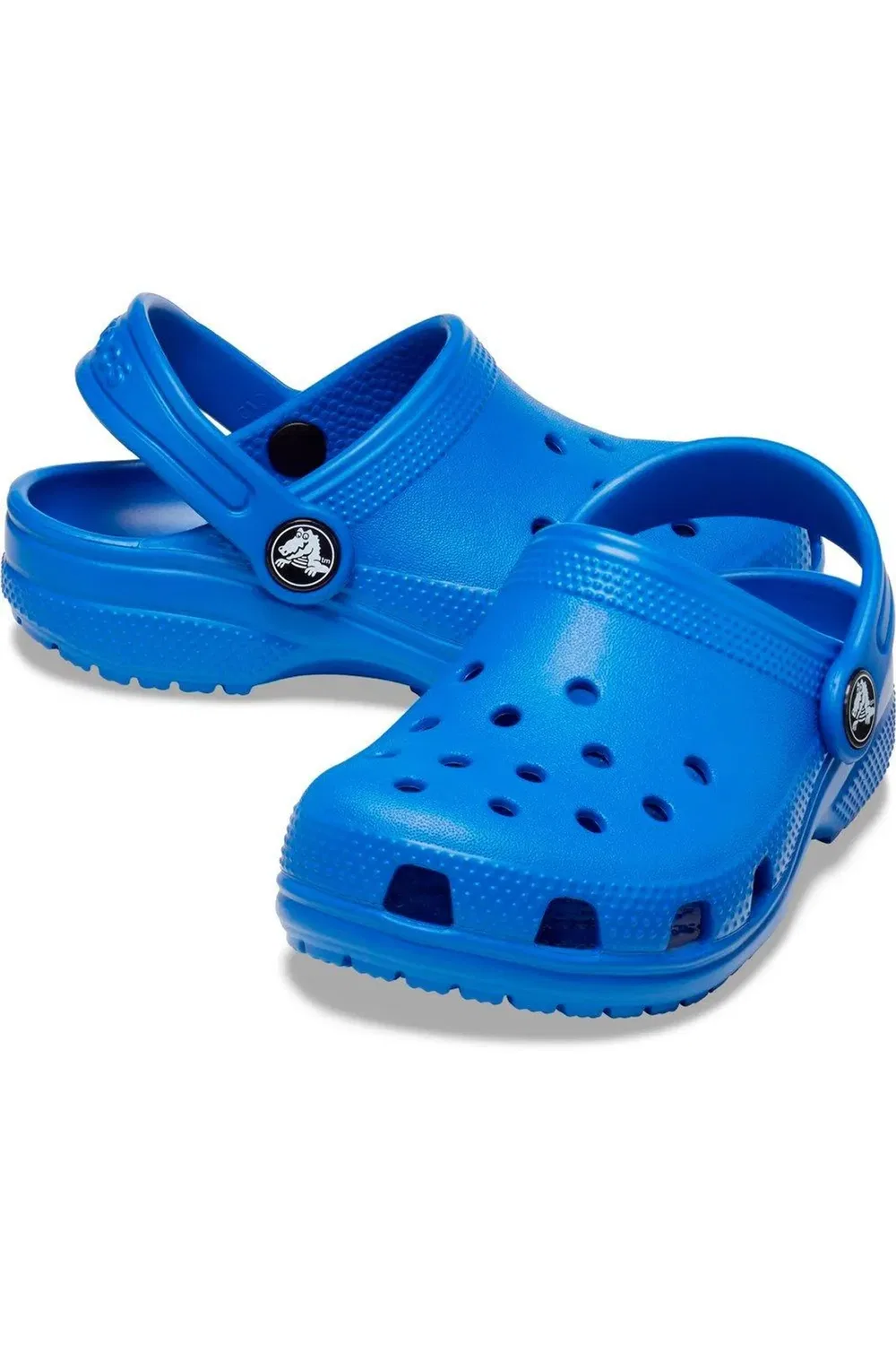 Детские классические сабо с ремешком Crocs, Blue — фото 3