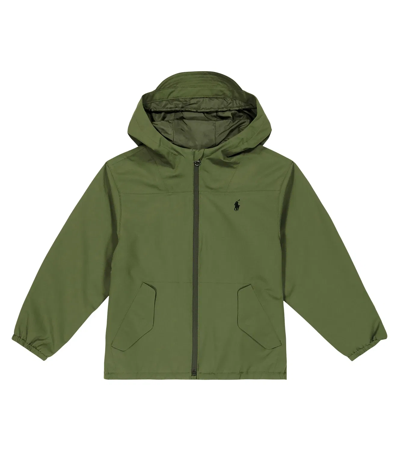 Легкая куртка с капюшоном Portland Polo Ralph Lauren Kids, зеленый