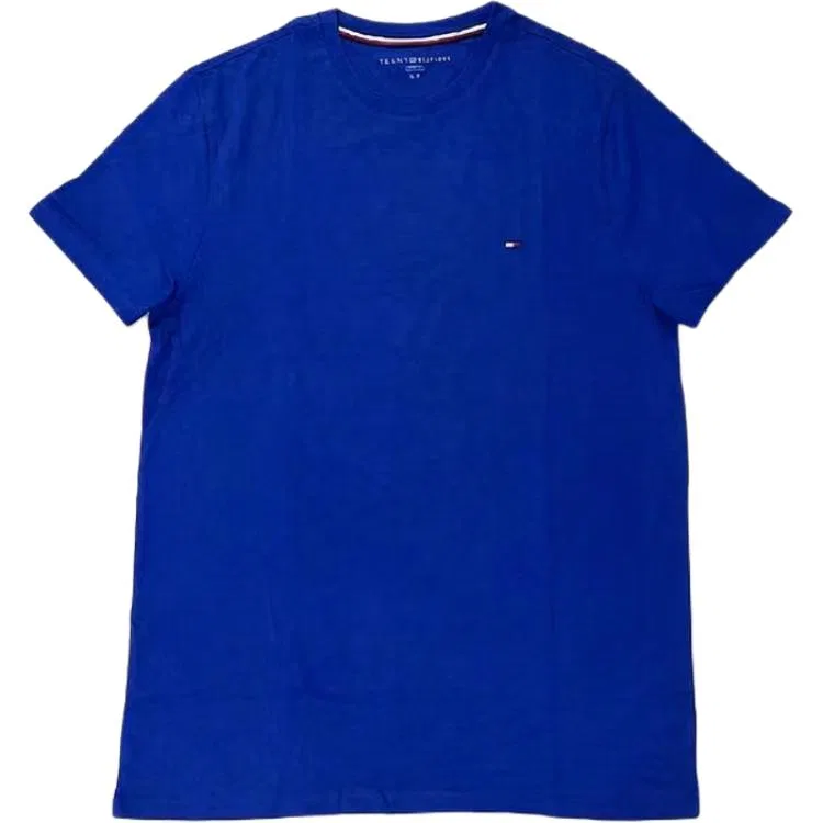 Мужская футболка с круглым вырезом Royal Blue Tommy Hilfiger, Royal Blue