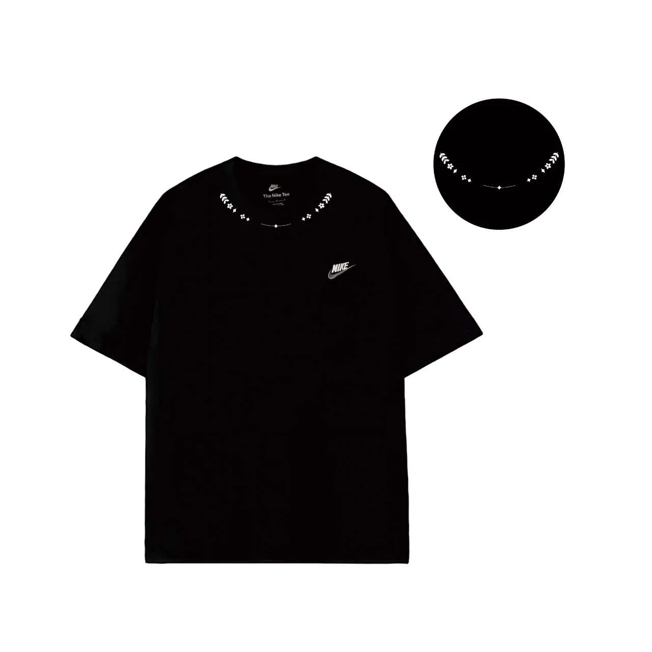 Футболка Nike Sportswear Club с круглым вырезом, Black — фото 3
