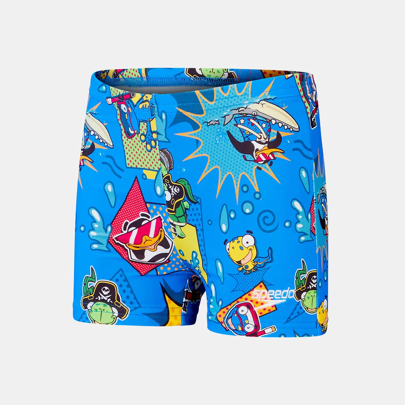 Шорты для плавания с принтом, детские, Speedo, синий