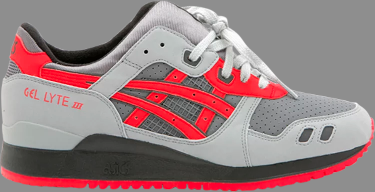 Лимитированные кроссовки gel lyte 3 'super red' Asics, серый - фото