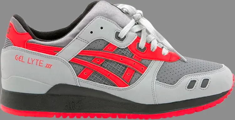 

Лимитированные кроссовки gel lyte 3 'super red' Asics, серый