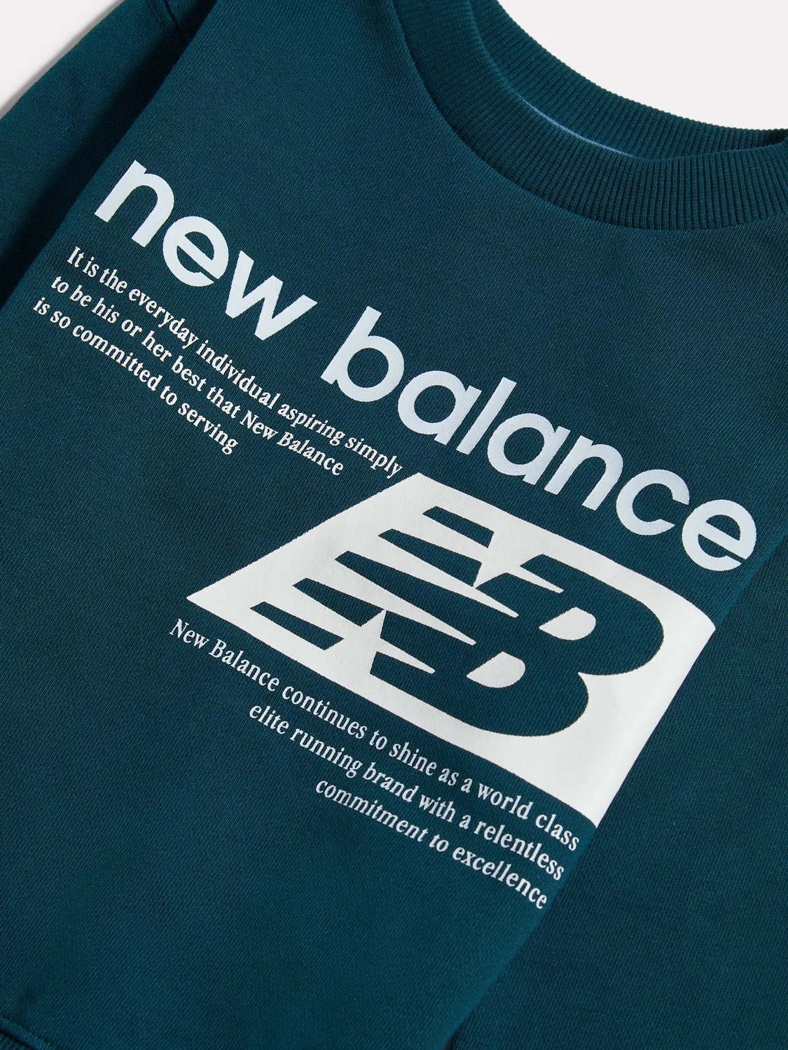 Свитшот с принтом Players New Balance, зеленый — фото 3