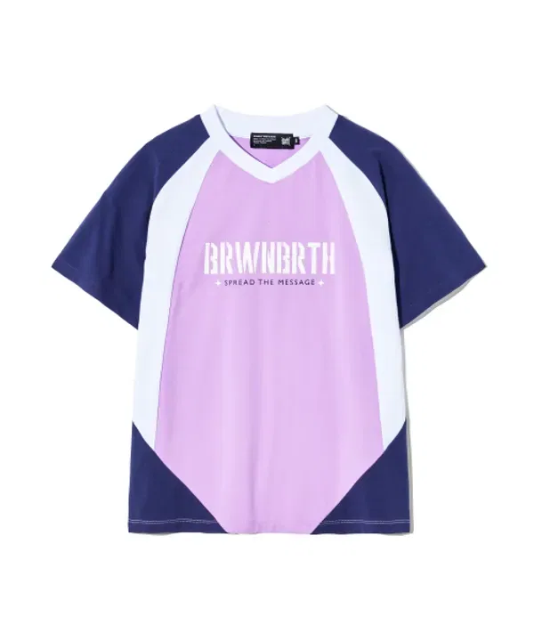 Футболка с коротким рукавом Kids BB Block Tee, Brownbreath Kids, фиолетовый — фото 2