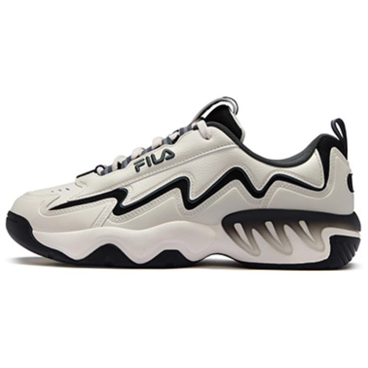 

FILA FUSION Низкие винтажные баскетбольные кроссовки мужские, белые, черные