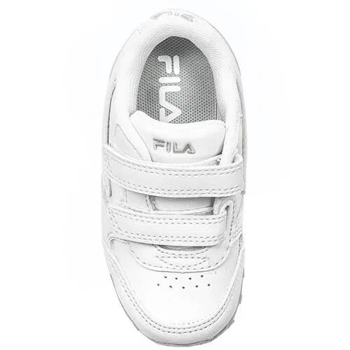 Детские кроссовки с липучкой Fila Orbit Velcro Infants, Weiss — фото 4