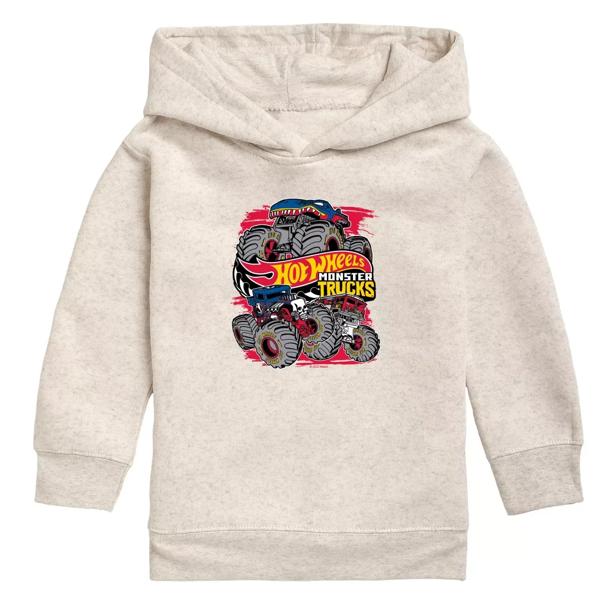 Детский худи с принтом Hot Wheels Logo Hot Wheels, Natural