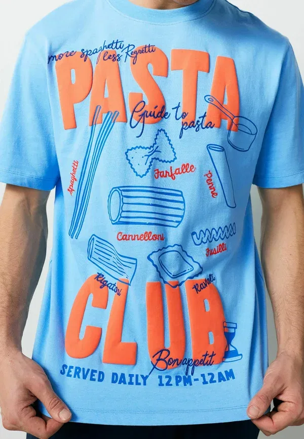Пижамный комплект из хлопка, Graphic short sleeve set, Next, синий — фото 2