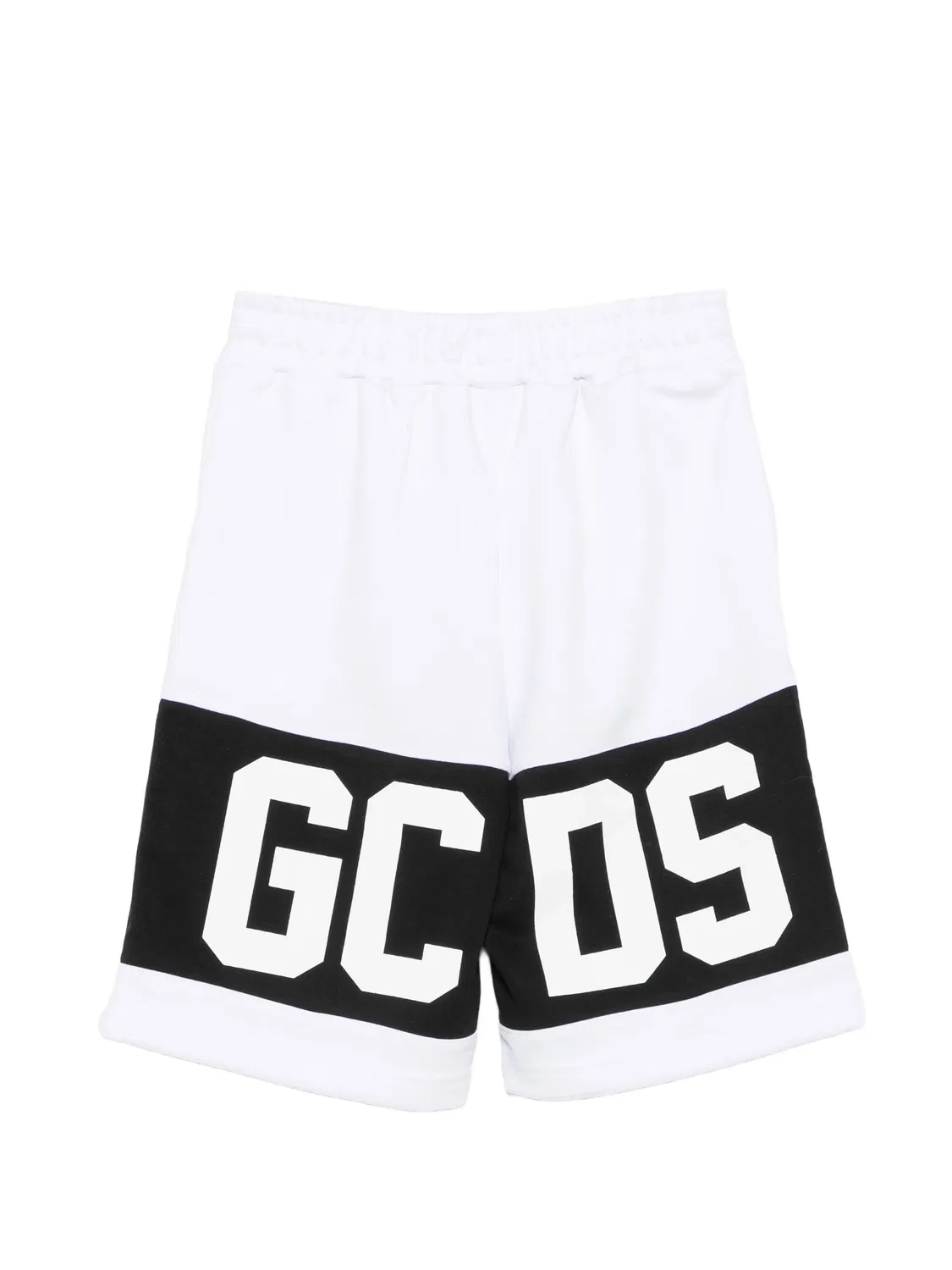 Шорты с эластичным поясом белые GCDS, белый — фото 2
