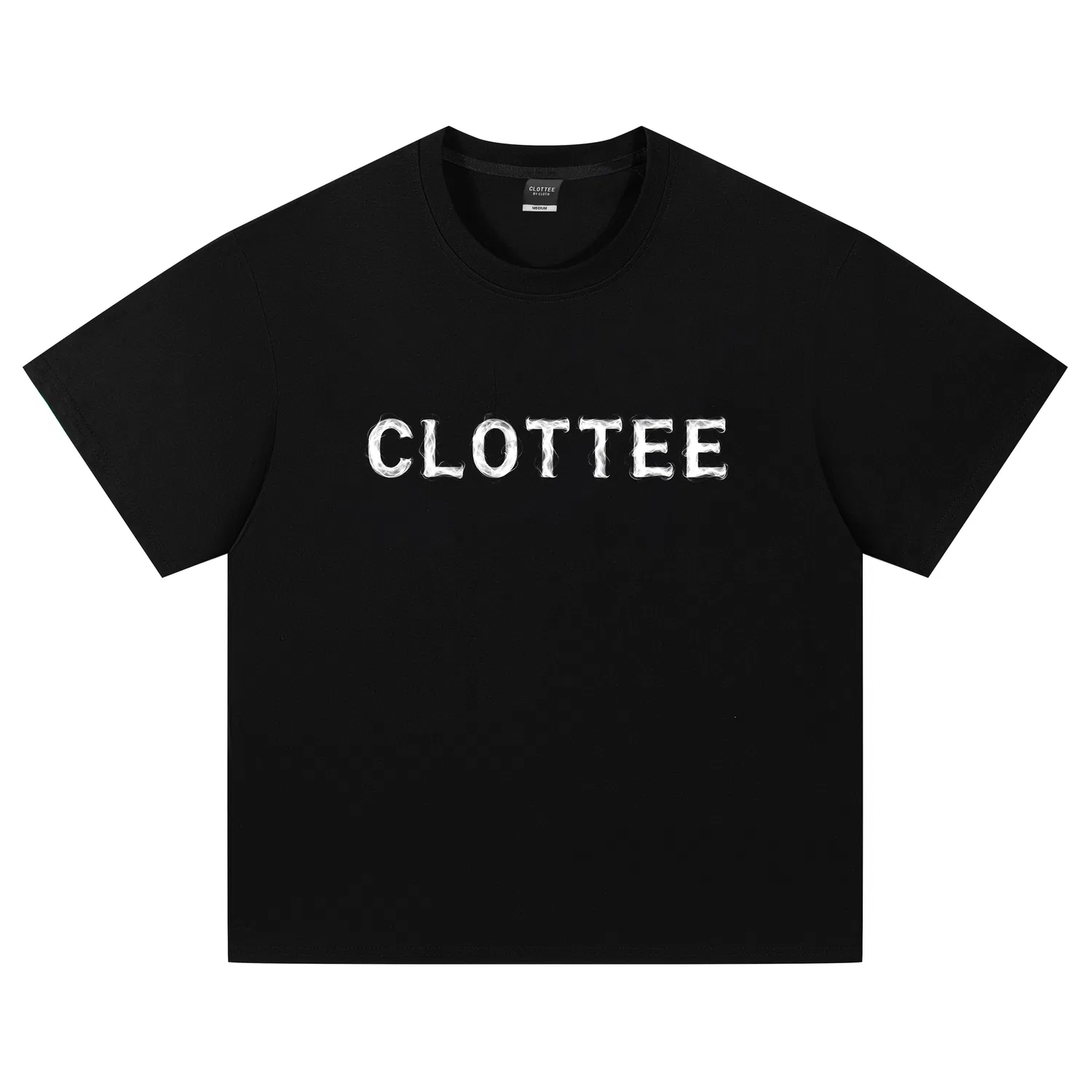 Детская футболка хлопковая с круглым вырезом CLOT, White Heather Gray — фото 4