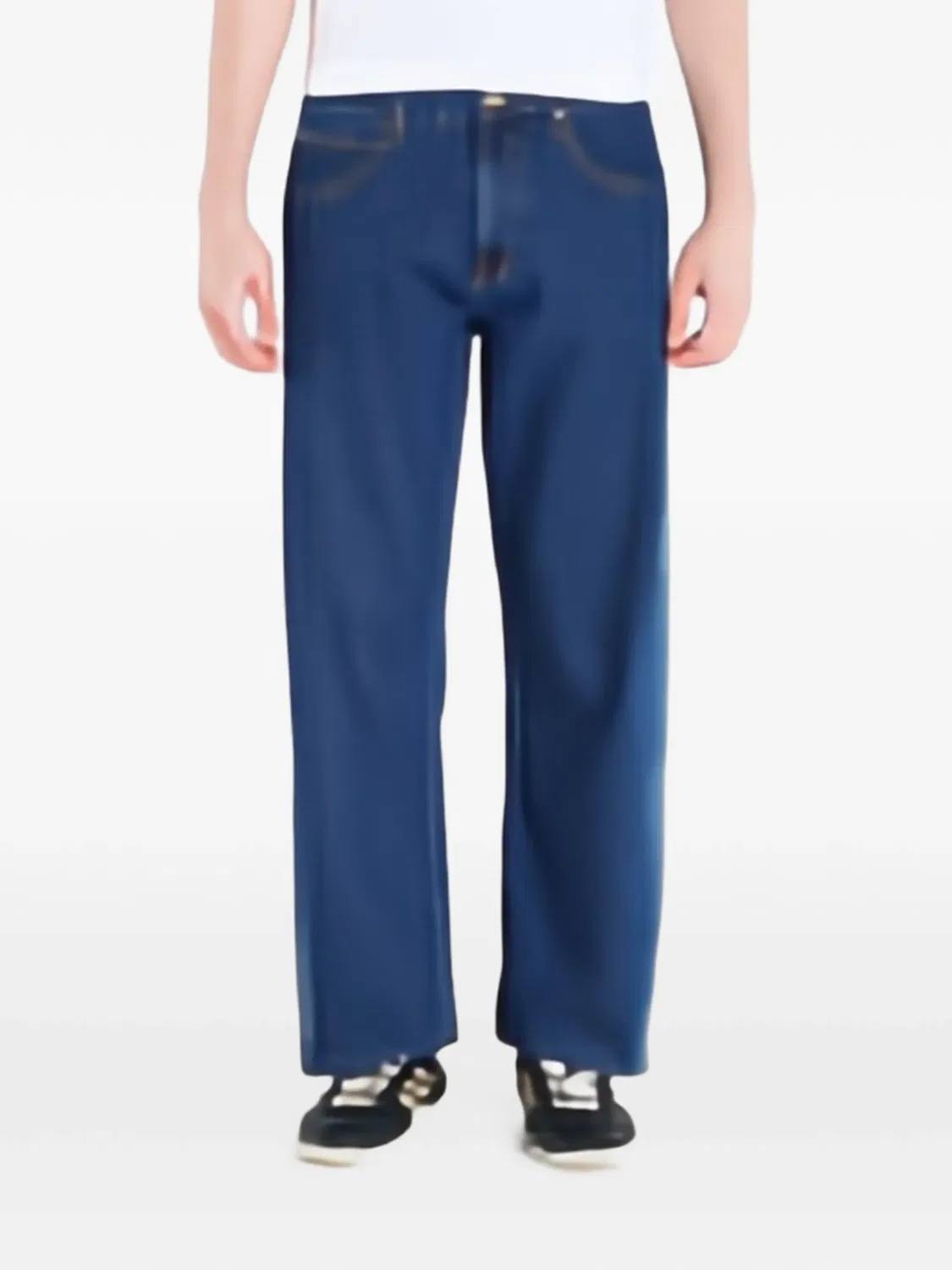 Джинсы с полосками сбоку Adidas, синий