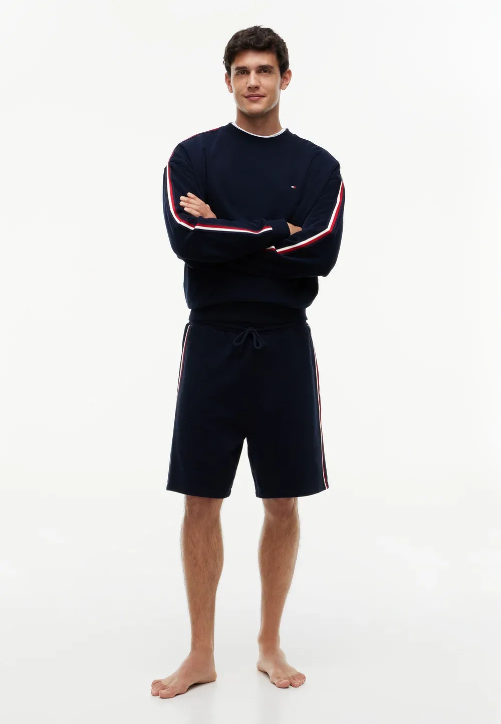 Отслеживание глобального - пижамные штаны Tommy Hilfiger, Navy Blue — фото 2