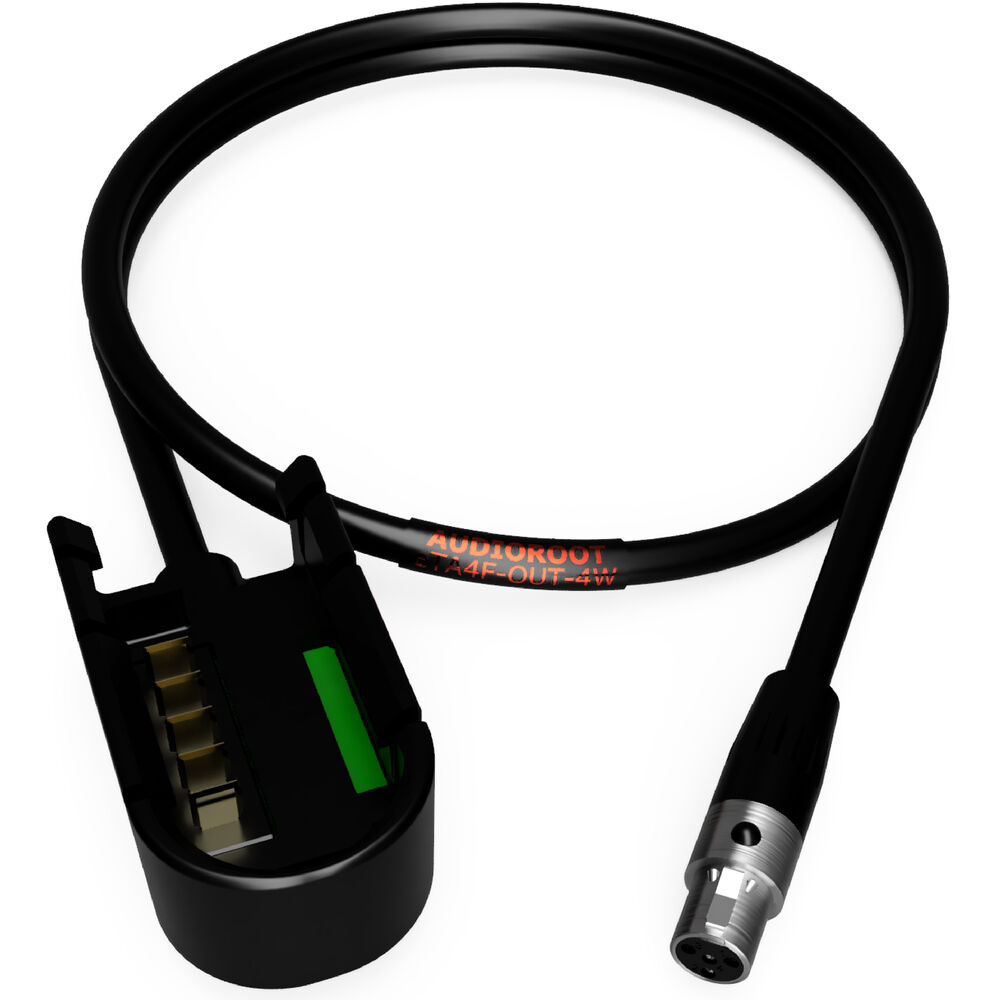 

AUDIOROOT 4-Conductor TA4F to 5-Pin Battery Output ETA4F-OUT-4W