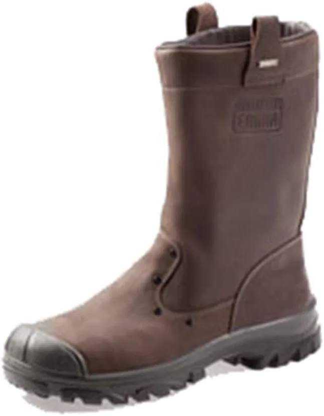 Защитные ботинки Emma Safety Shoes - темно-коричневые, модель S3 HRO Safety Boots SRC - Mendoza
