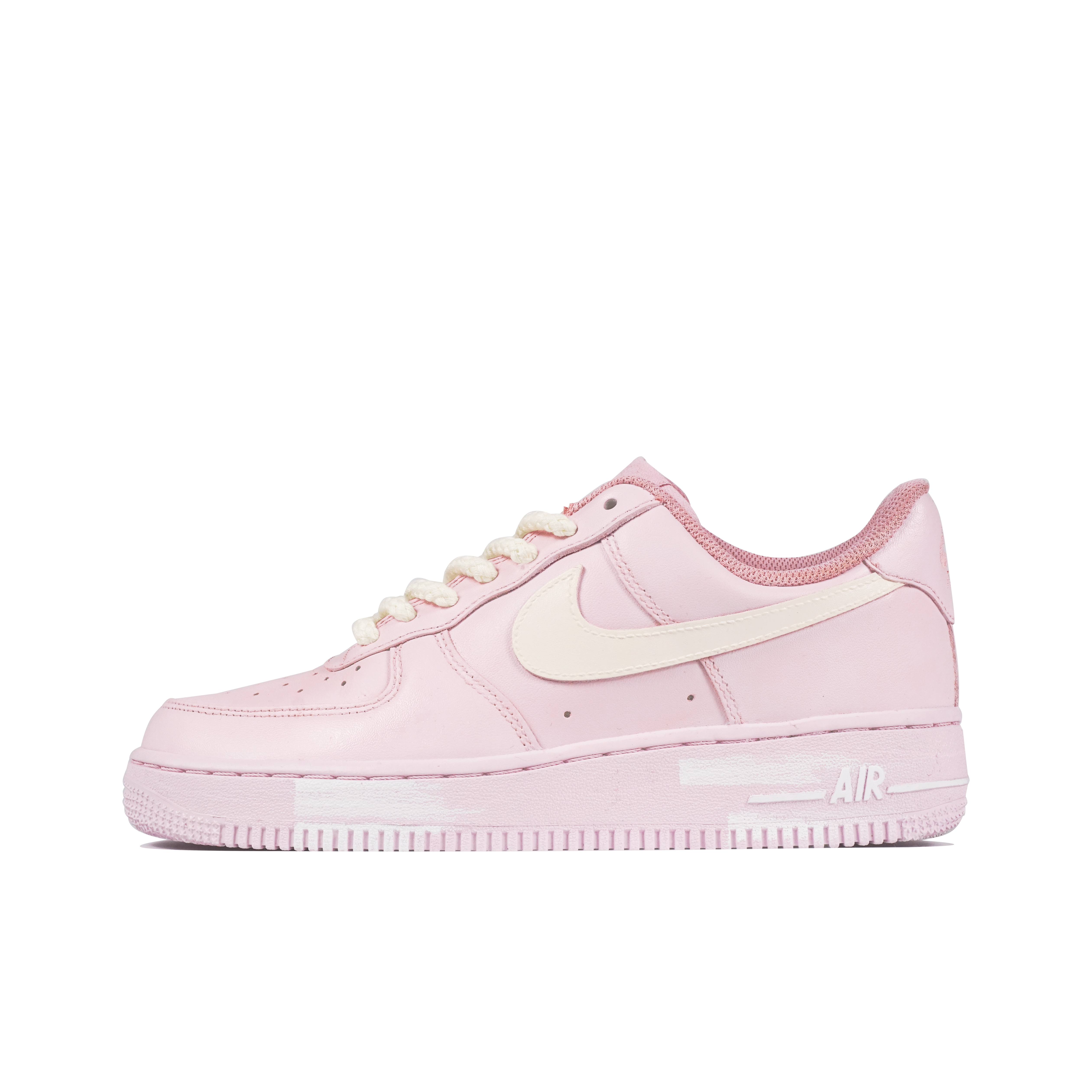 

Nike Кроссовки Air Force 1 Slip Low Top для скейтбординга, мужские, бежевые, белые, розовые