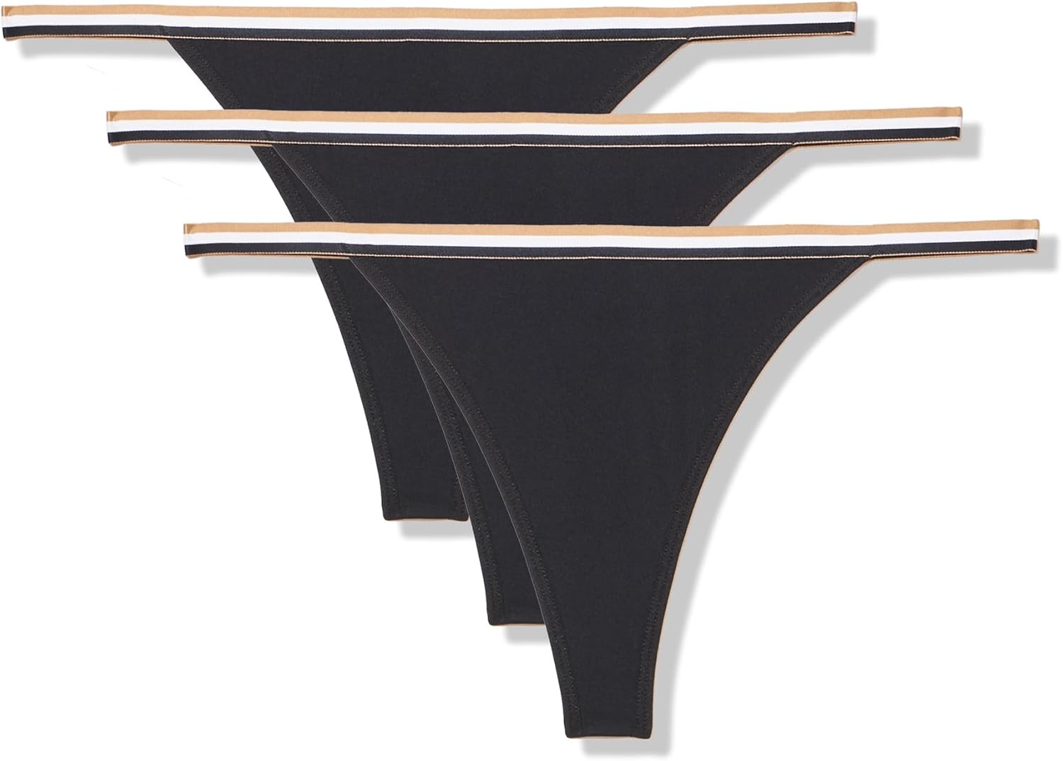 

BOSS Мужские трусы-стринги B Lace, 3 шт, Iconic Black