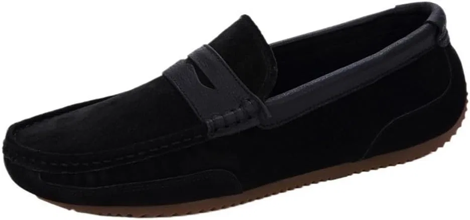 Мужские лоферы из искусственной кожи, Black DHFIRUFSHLO