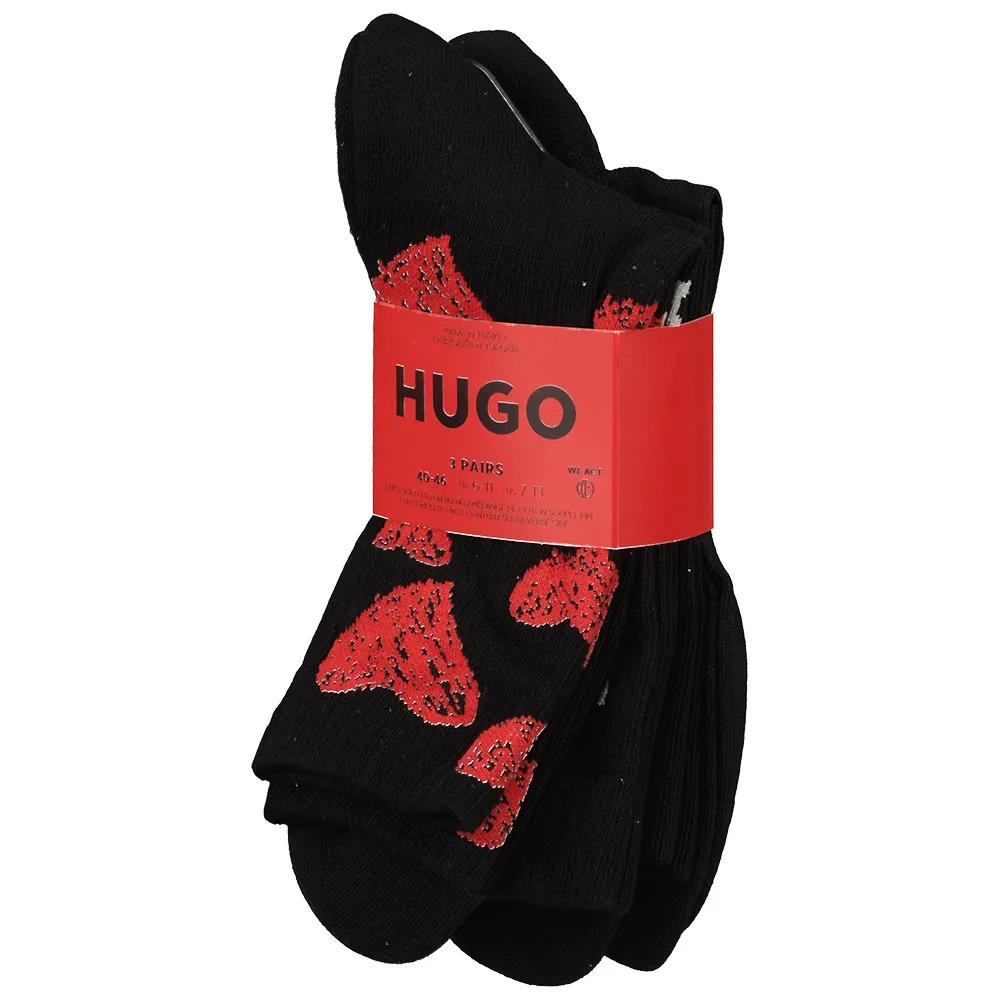 

Носки 3 шт HUGO Qs Valentine, красный