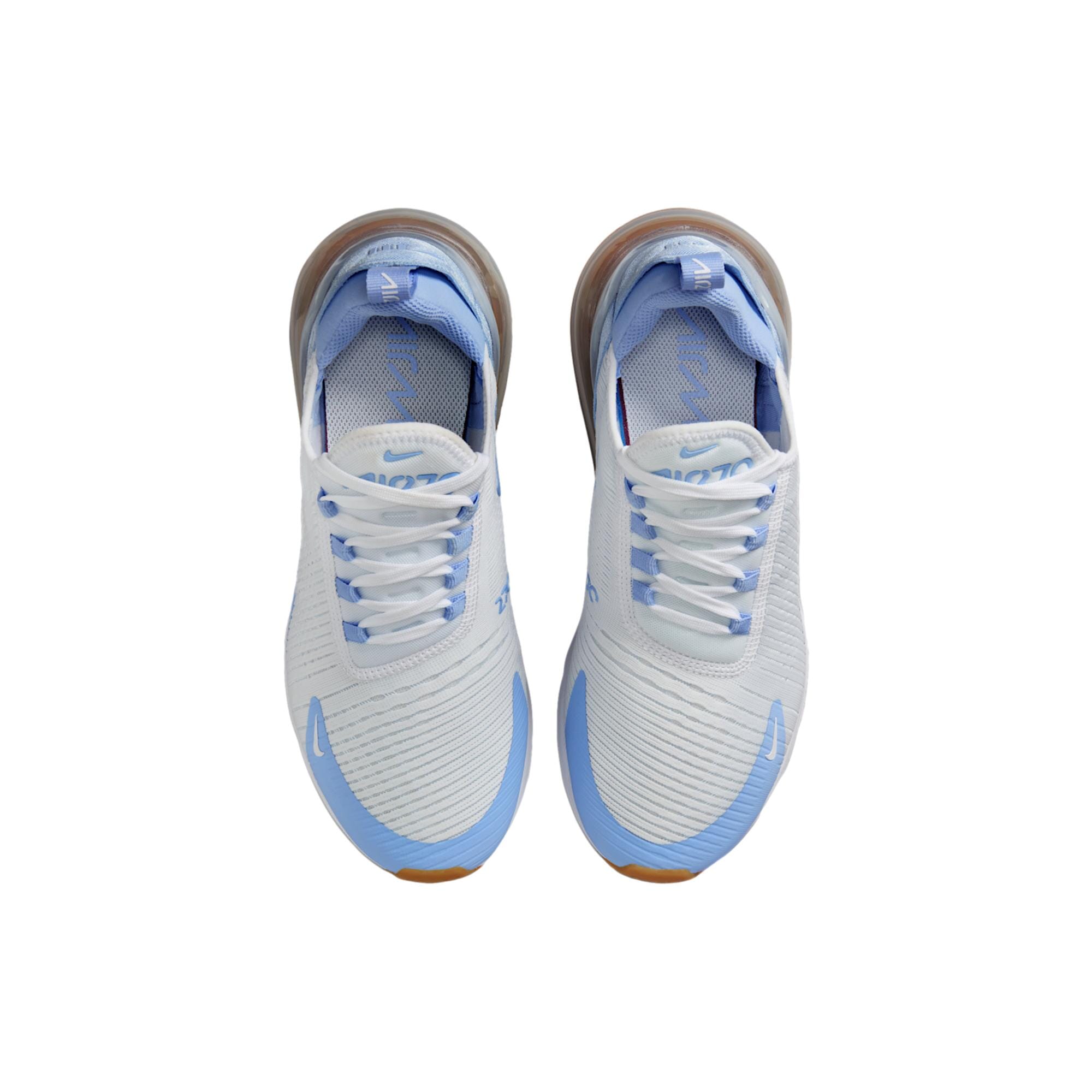 Женские кроссовки Nike Air Max 270 White / Aluminum - Blue Tint HJ3222-103 — фото 4