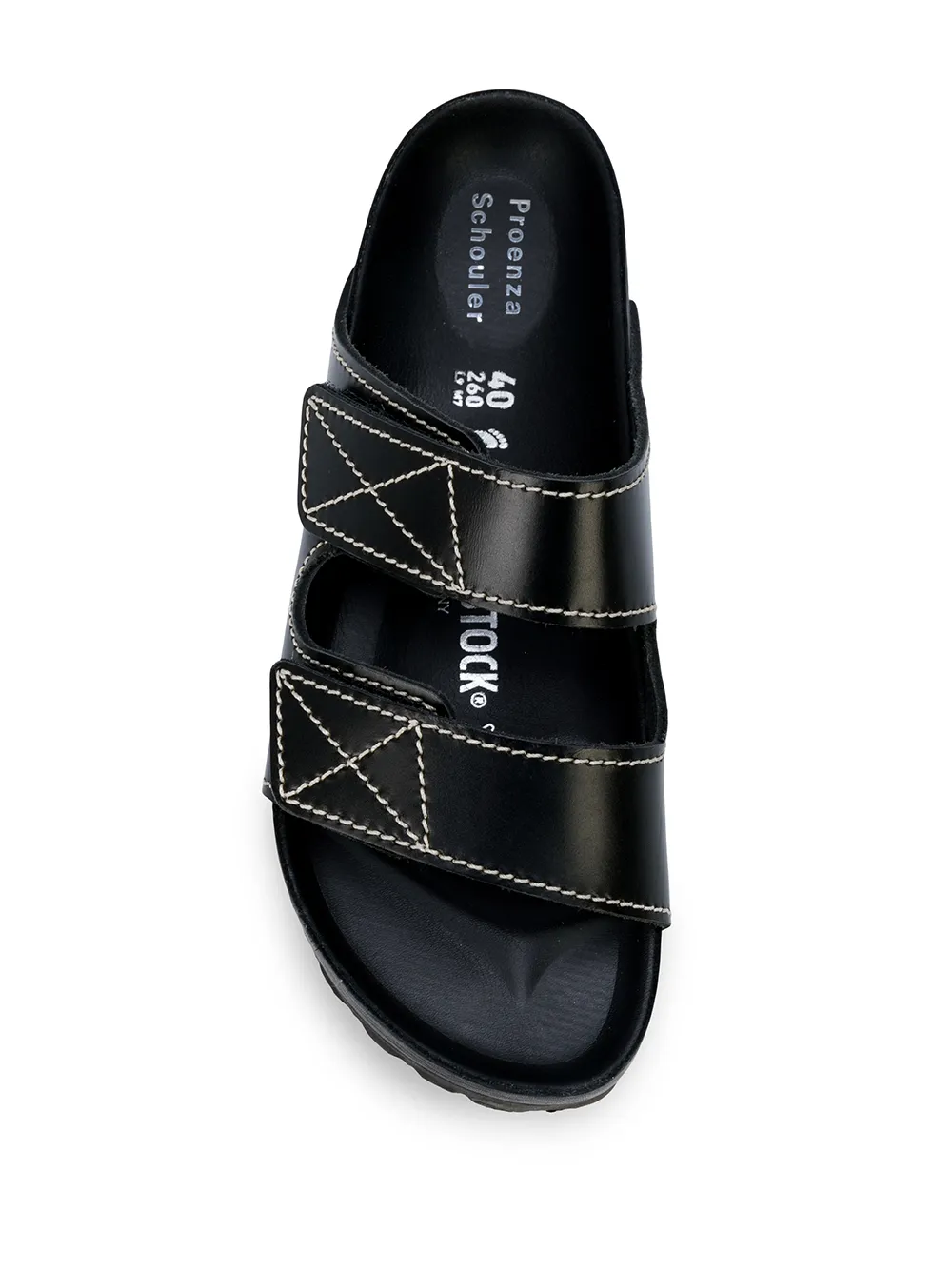 Шлепанцы Arizona из коллаборации с Birkenstock Proenza Schouler, черный — фото 4