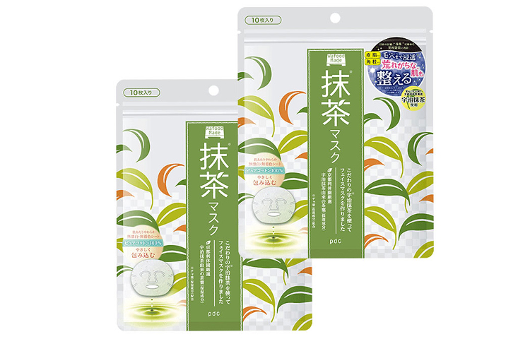 

Uji Matcha патчи для лица увлажняющие и питательные для всех типов кожи 10 шт/10 шт * 2 PDC