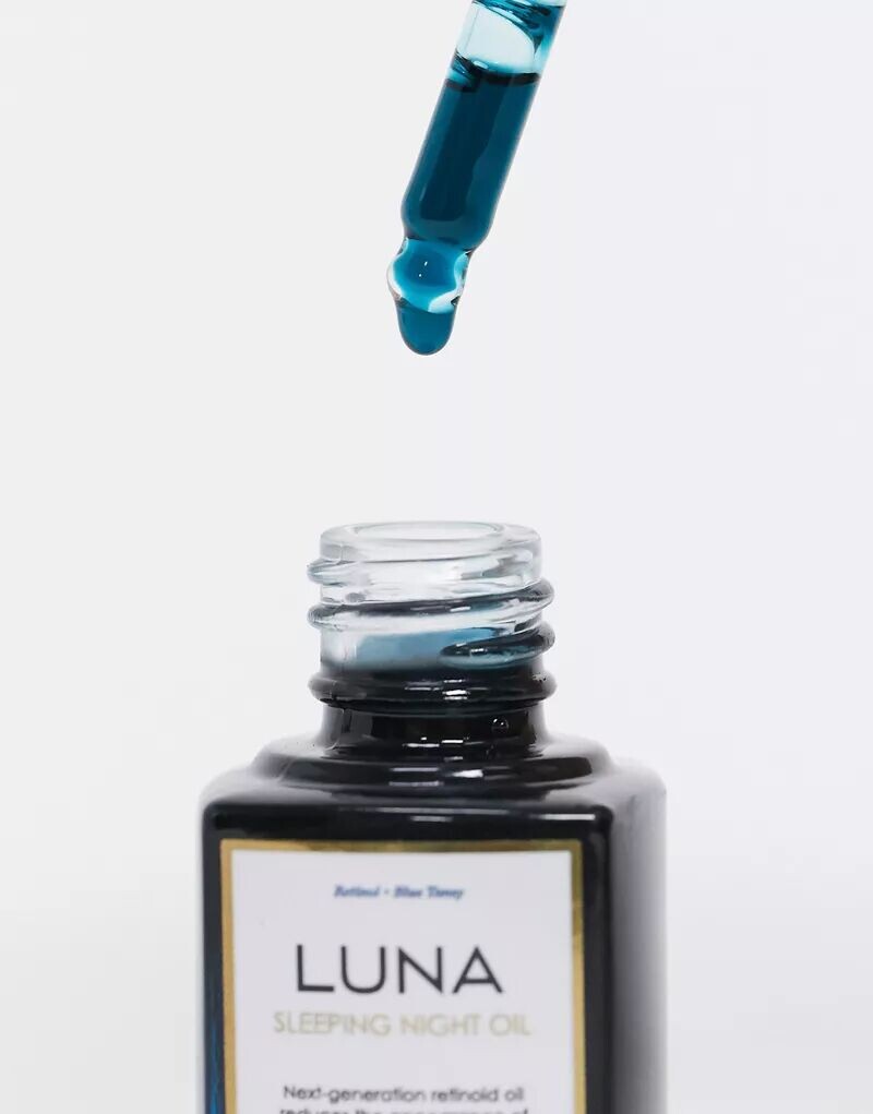 Sunday Riley Luna Sleeping Night Oil Ретинол и ночное масло для лица с пижмой синей крылатой 15 мл — фото 3
