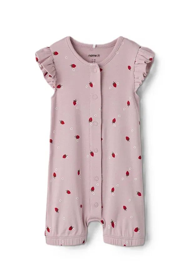 Купальник-слитник Nbfpfilly ss sunsuit box swimsuit Name It, фиолетовый лед