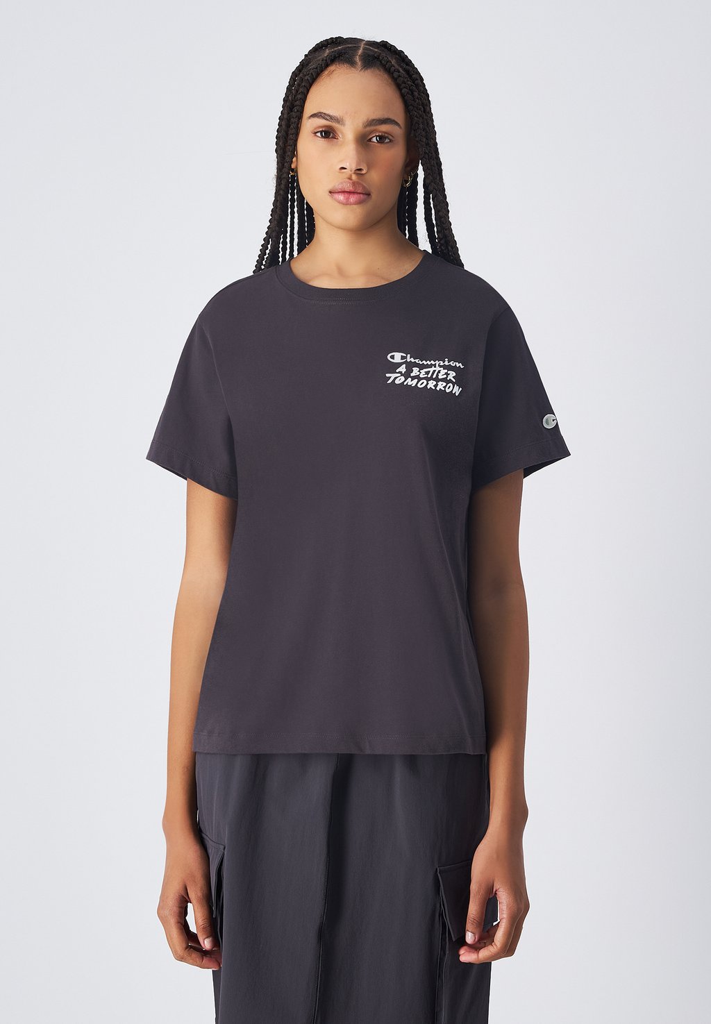 

Футболка с принтом CREWNECK SURPLUS UTILITY Champion Rochester, черный