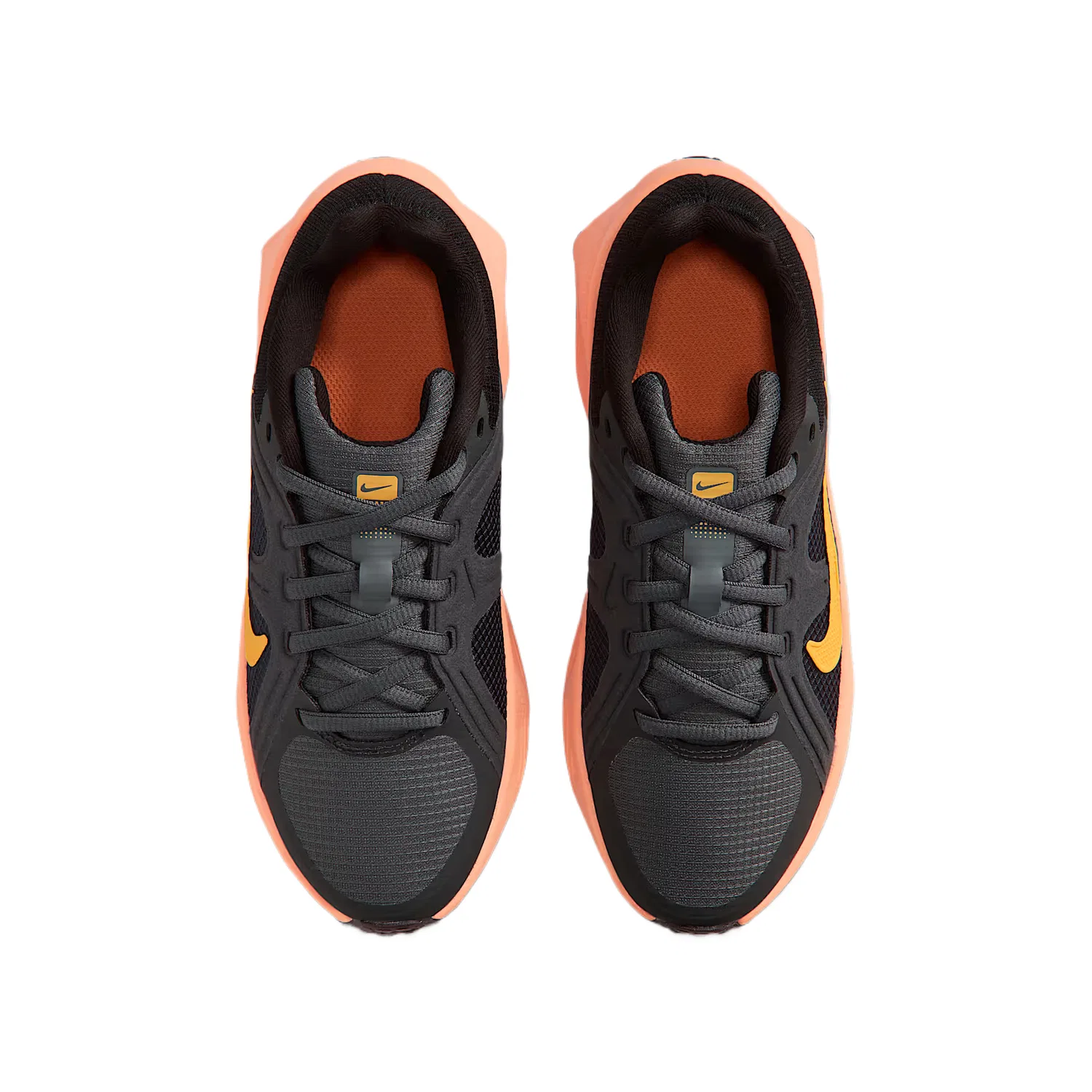 Кроссовки для бега METRO TEK Rebound Breathable Support Low top Kids' Nike, Dark Gray/Coal Black/Black/Elegant Topaz — фото 4