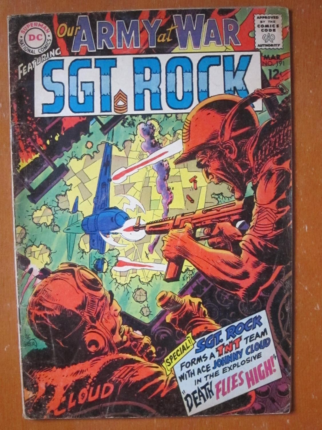 

Our Army at War #191, March 1968. Sgt. Rock (DC Comics)