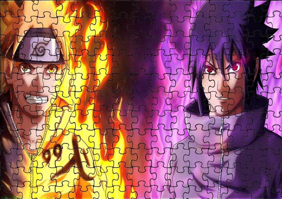 

Пазл 70 деталей: Аниме Наруто + Сумка с принтом bez marki