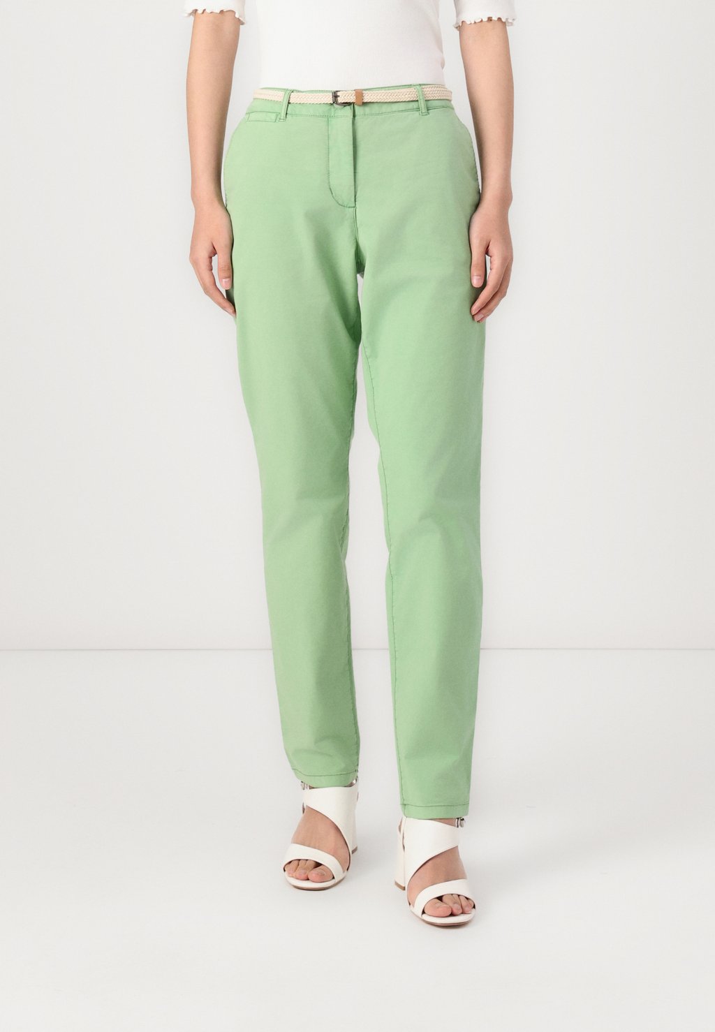

Чиносы SLIM TOM TAILOR, зеленый