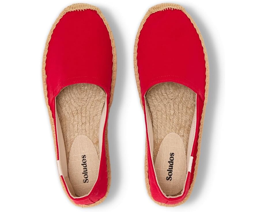 Туфли на плоской подошве Soludos Original Espadrille, цвет Rioja Red — фото 2