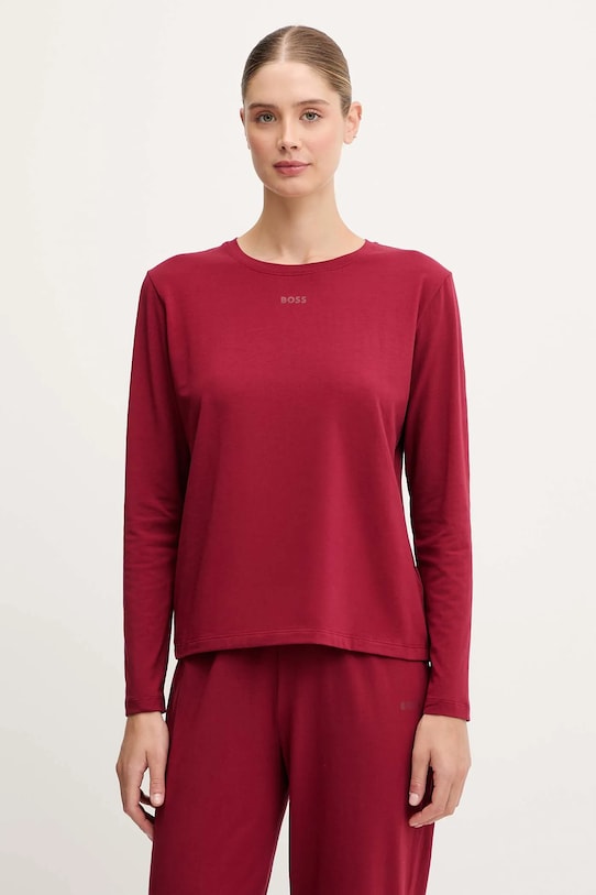 

Лонгслив Boss, бордовый