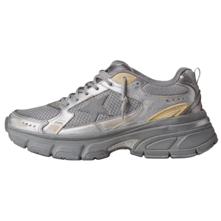 Женские кроссовки Golden Goose, серебристый