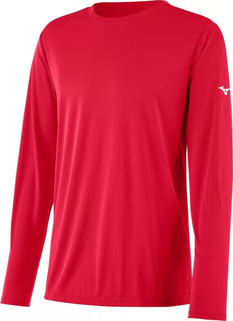 

Мужская рубашка с длинным рукавом Mizuno NXT, красный