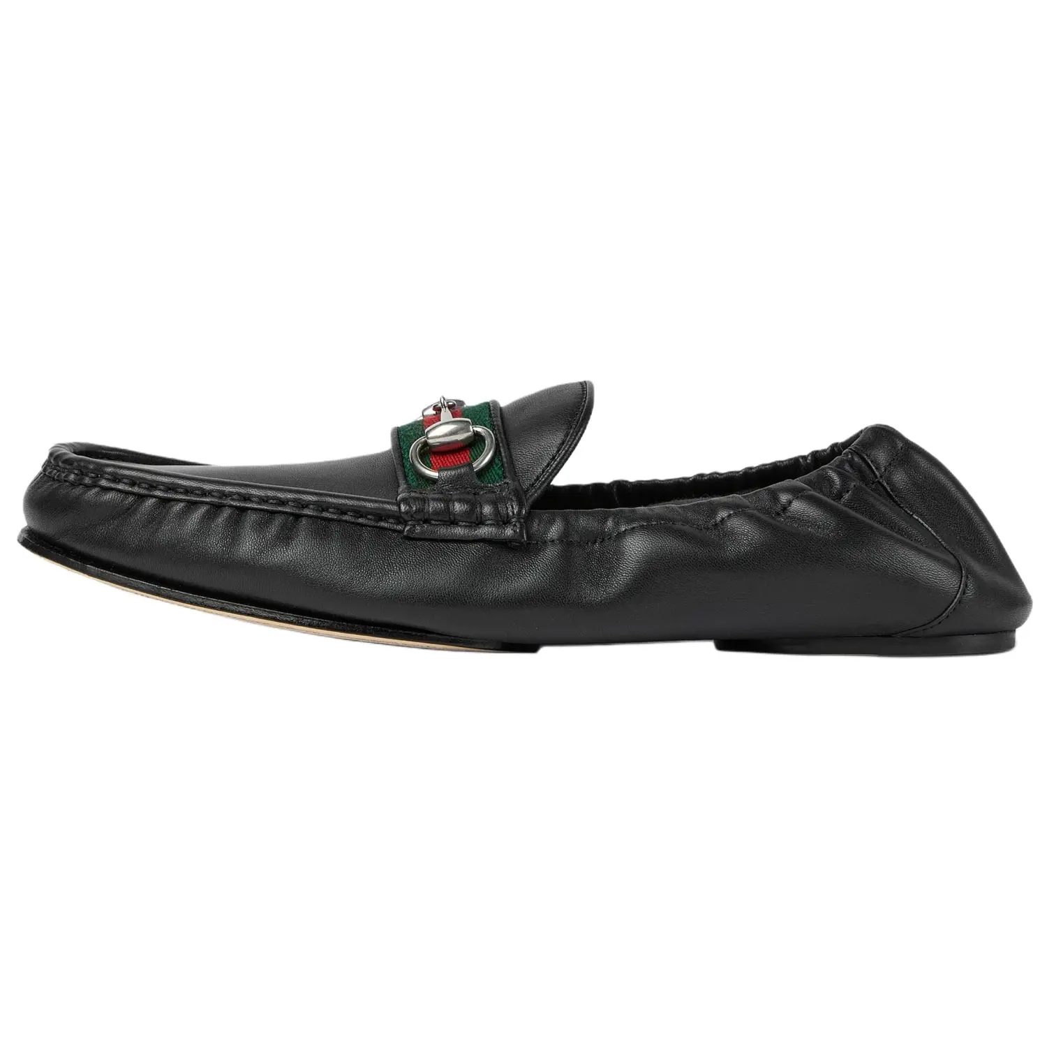 

Horsebit 1953 повседневные кожаные туфли мужские GUCCI, черный