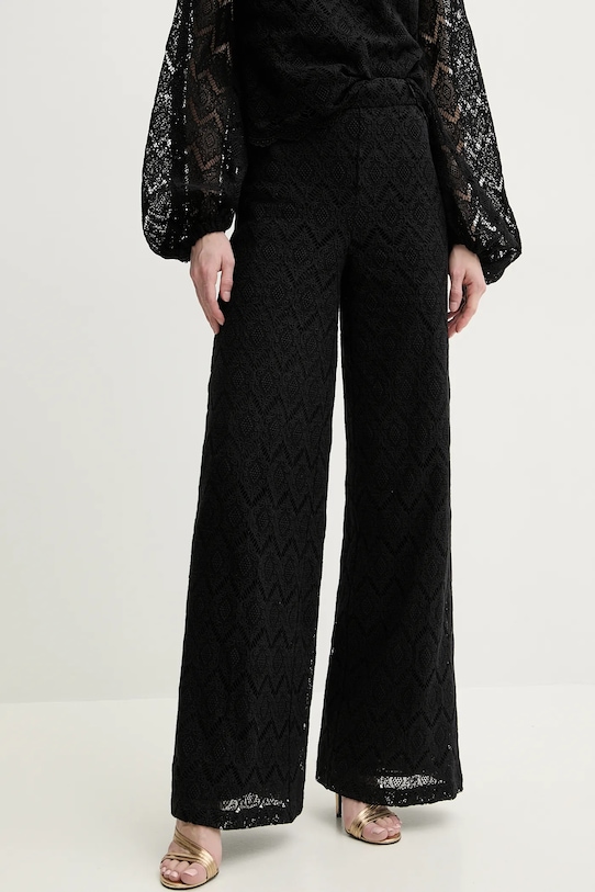 

Хлопковые брюки Twinset, черный