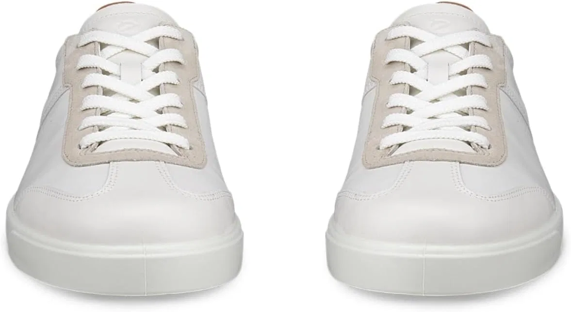 Мужские винтажные кроссовки ECCO Street Lite, Gravel White Black — фото 2