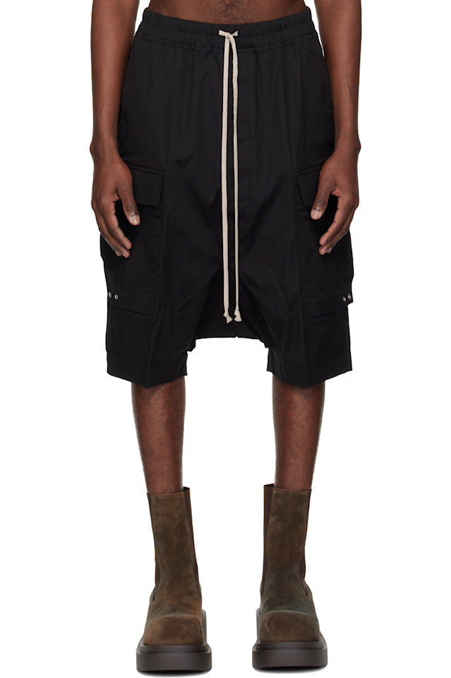 

Шорты для грузового отсека Temple Rick Owens, черный