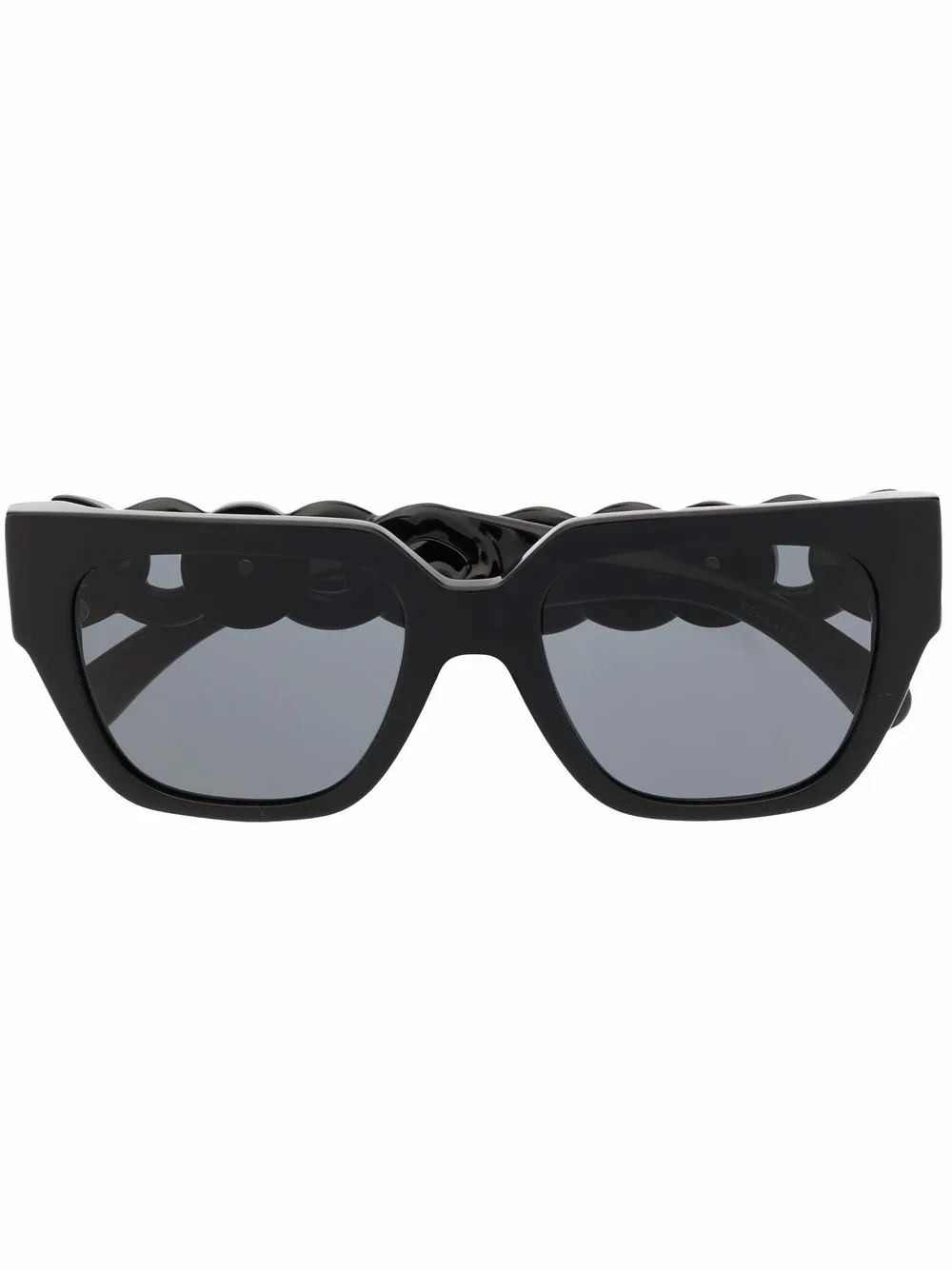 

Солнцезащитные очки с декором Medusa Versace Eyewear, черный