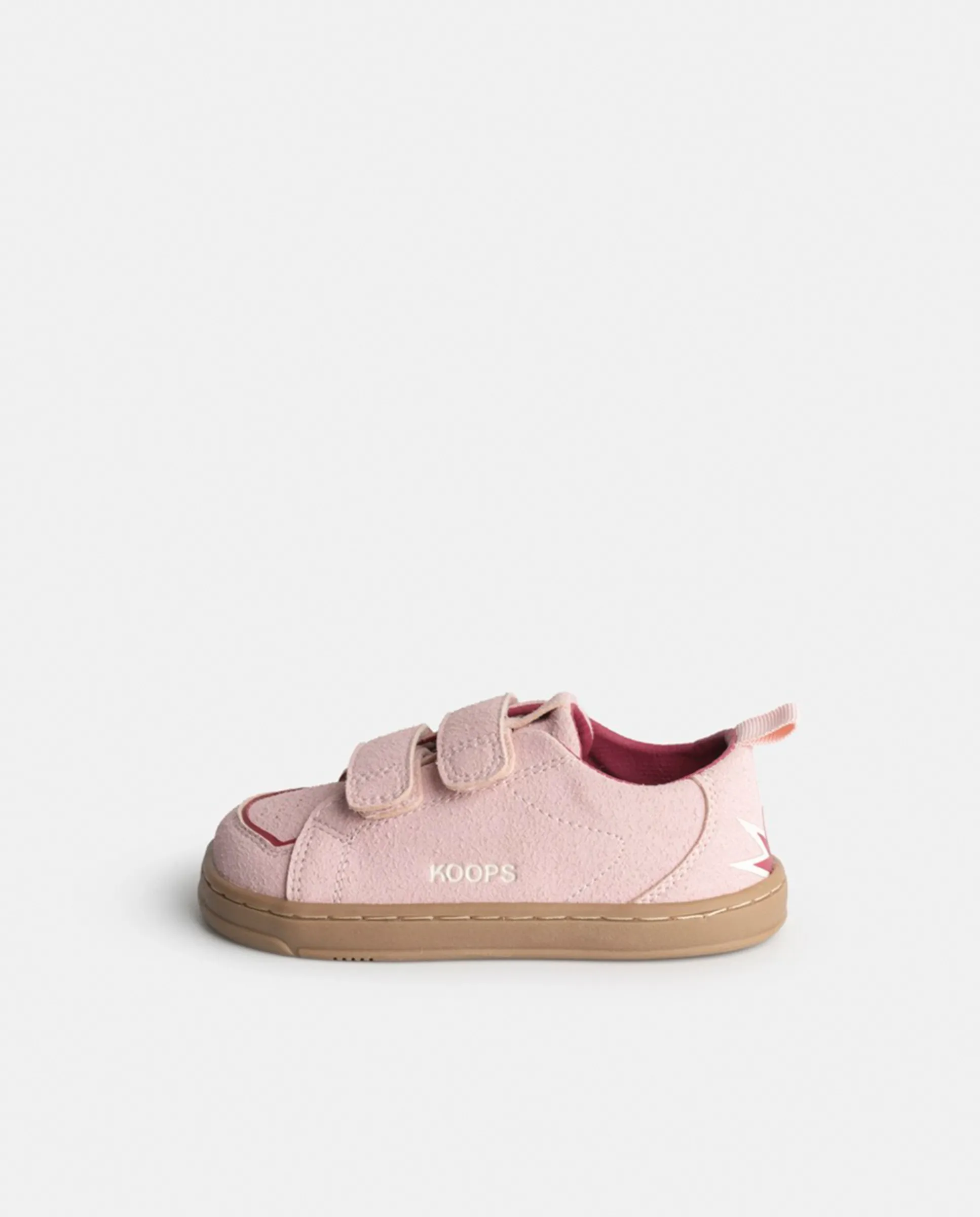 

Кроссовки для мальчика/девочки из микрофибры с плоской подошвой без перепада KOOPS, розовый