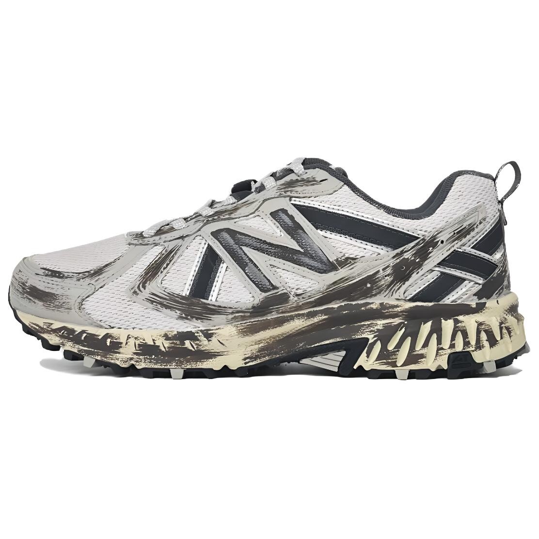 

Кроссовки NB 410 унисекс с низким верхом, серебристо-черные New Balance