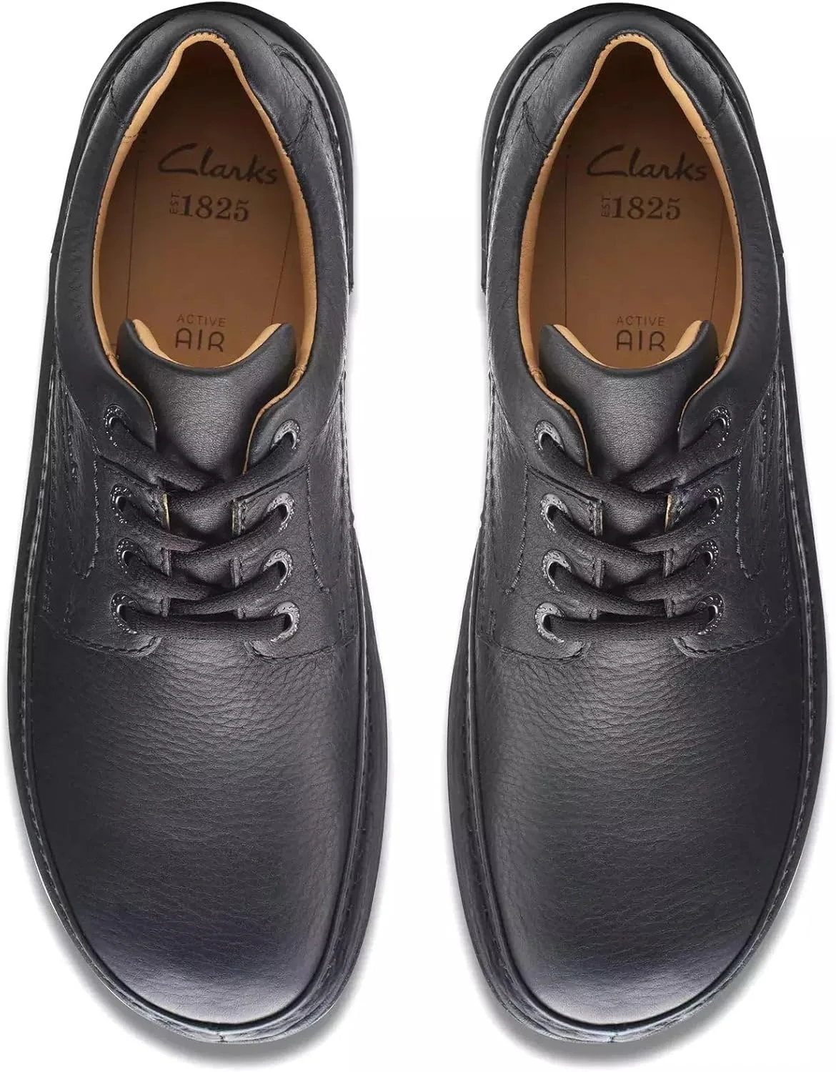 Мужские кроссовки Clarks Nature Three со шнуровкой, черный — фото 3