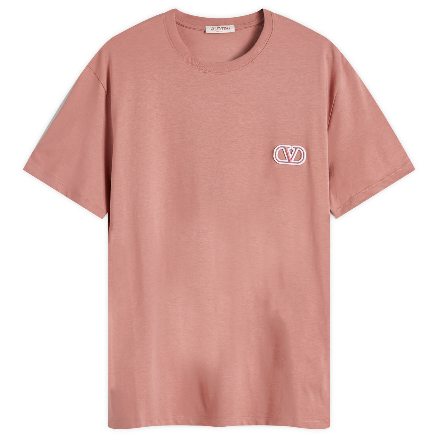 

Футболка Valentino Small V Logo T Shirt, цвет Malva