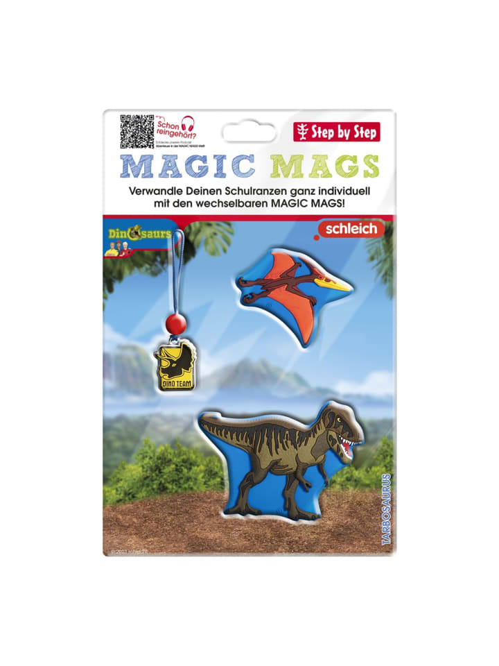 

Step by Step Набор аксессуаров для школьного рюкзака MAGIC MAGS с динозаврами, тарбозавр